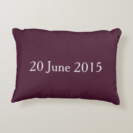 ピンク結婚の花枕 アクセントクッション (裏面)