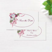 ピンク結婚の鐘 – 日付を保存 (デスク)