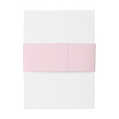 ピンク結婚の 招待状ベリーバンド (裏面例)