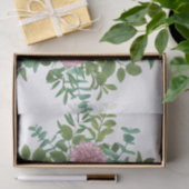 ピンク結婚ズパステルヴィンテージライトフローラバラ 薄葉紙 (ギフト)