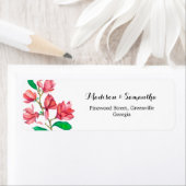 ピンク結婚ズフローラマグノリアホワイト ラベル (インサイチュ)