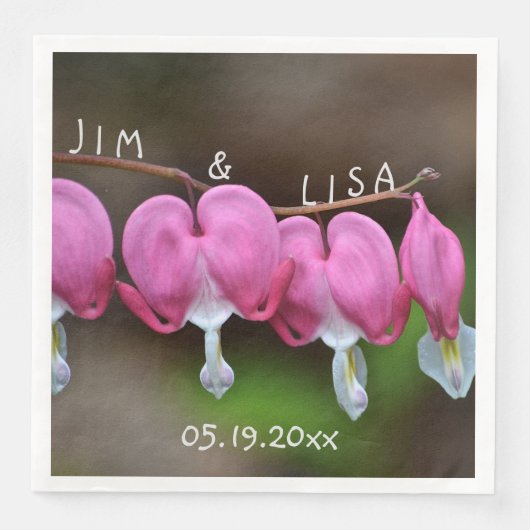 ピンク結婚ハート (正面)