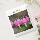 ピンク結婚ハート フェイバーバッグ (封をした状態)