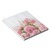 ピンク結婚バラ ノートパッド (アングル)