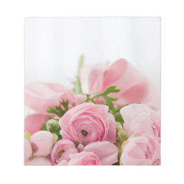 ピンク結婚バラ ノートパッド