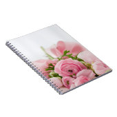 ピンク結婚バラ ノートブック (右側)