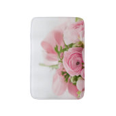 ピンク結婚バラ バスマット (正面縦)