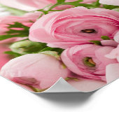 ピンク結婚バラ ポスター (角)