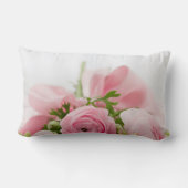 ピンク結婚バラ ランバークッション (裏面)