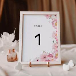 ピンク結婚フローラの表番号