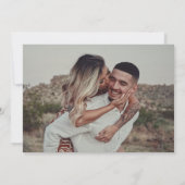 ピンク結婚フローラ セーブザデート (裏面)