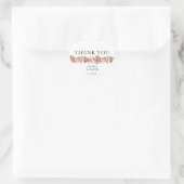 ピンク結婚フローラ ハートシール (バッグ)