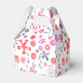 ピンク結婚フローラ フェイバーボックス (裏面サイド)