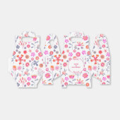 ピンク結婚フローラ フェイバーボックス (折り畳みなし)