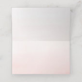 ピンク結婚フローラ プレイスカード (内部開封)