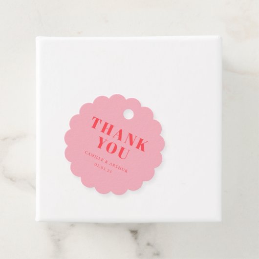 ピンク結婚レトロ フェイバータグ (インサイチュ)