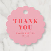 ピンク結婚レトロ フェイバータグ (正面)