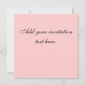 ピンク結婚式招待状モノグラムネームズハレキン 招待状 (裏面)