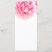 ピンク結婚牡丹の多い牡丹3 メニュー (裏面)