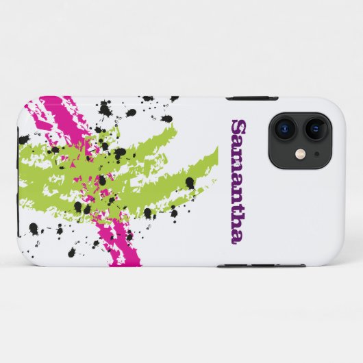 ピンク絵を描グリースプラッシュメイトID™ iPhone 5ケース Case-Mate iPhoneケース (裏面(横))