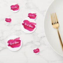 ピンク絵を描文字ここ抽象芸術モダン