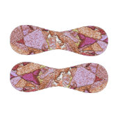 ピンク絵を描薄紫火山岩スケッチ 野球ボール (パネル)