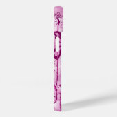 ピンク絵を描（ばちゃばちゃ）跳ねる&リリー Case-Mate iPhoneケース (裏面 / 右)