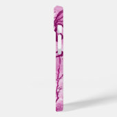 ピンク絵を描（ばちゃばちゃ）跳ねる&リリー Case-Mate iPhoneケース (裏面 / 左)