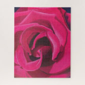 ピンク絵画ローズ ジグソーパズル (縦)