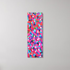 ピンク絵画抽象芸術 キャンバスプリント