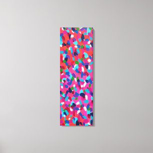 ピンク絵画抽象芸術 キャンバスプリント