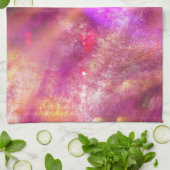 ピンク継ぎ目が無い背景の紫色を着色して下さい キッチンタオル (折り畳み)