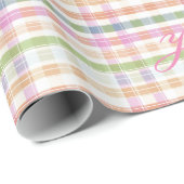 ピンク緑と青 ラッピングペーパー (ロールコーナー)