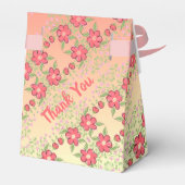 ピンク緑の桃と黄色 フェイバーボックス (裏面サイド)