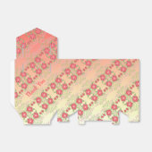 ピンク緑の桃と黄色 フェイバーボックス (折り畳みなし)