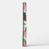 ピンク緑の水色のフローラパイナップルパターン Case-Mate iPhoneケース (裏面 / 右)