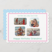 ピンク縁どホタテ誕生日 (正面/裏面)