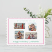 ピンク縁どホタテ誕生日 (スタンド正面)