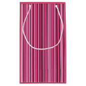 ピンク縦ストライプ抱き枕 スモールペーパーバッグ (裏面)