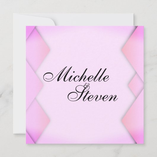 ピンク織 招待状 (裏面)