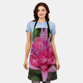 ピンク美しいエプロン エプロン (着用した状態)