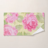 ピンク美しい バスタオルセット (ハンドタオル)