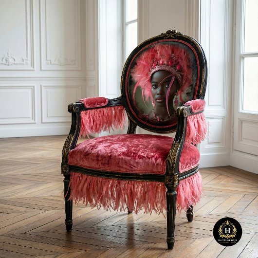 ピンク羽のクラウングラマーのデコページ 薄葉紙