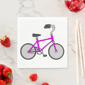 ピンク自転車 スタンダードランチョンナプキン