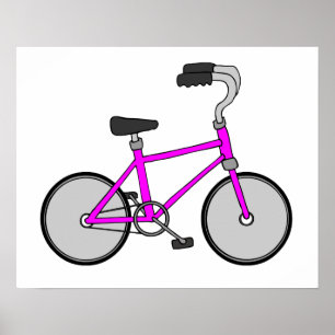 ピンク自転車 ポスター