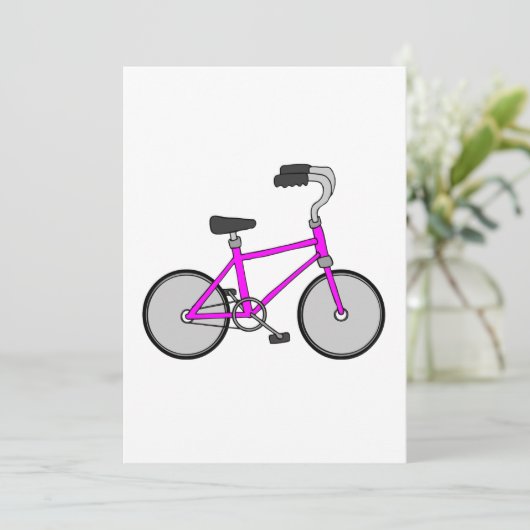 ピンク自転車 招待状 (スタンド正面)