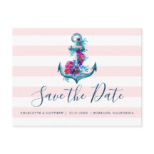 ピンク航海のの水の色のいかり日付を保存