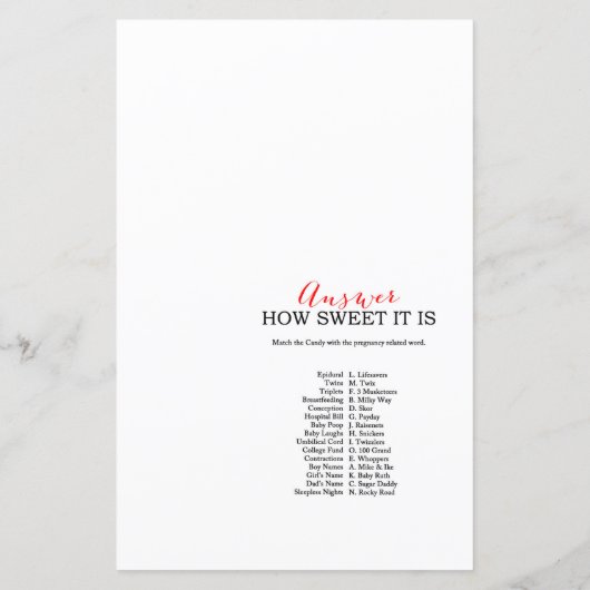 ピンク航海のクジラ赤ちゃんシャワーゲーム印刷 (裏面)