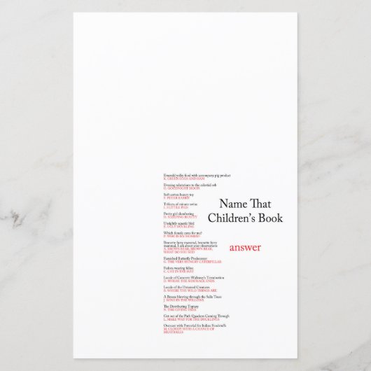 ピンク航海のクジラ赤ちゃんシャワーゲーム印刷 (裏面)