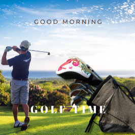 ピンク航海のホワイトマリンシーホース ゴルフヘッドカバー